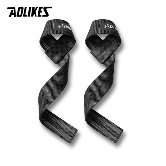 1Pair Weightlifting Wrist Straps Strength Training Adjustable Non-Slip Gym Fitness Lifting Strap Wrist Support Grip Band