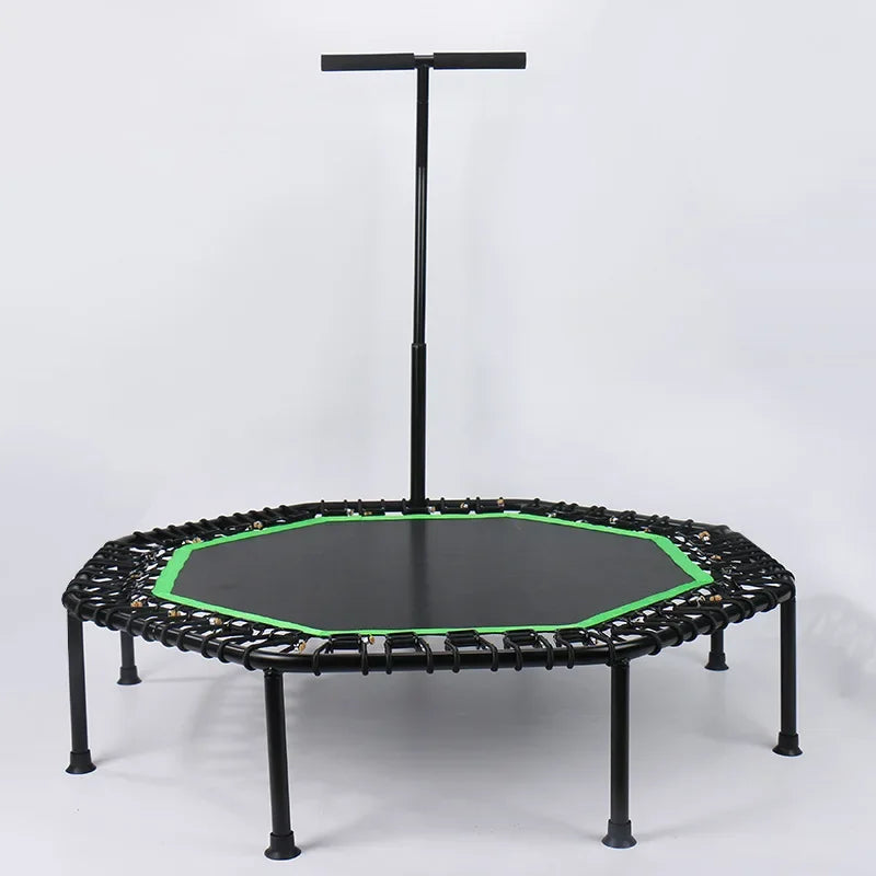 48 Inch Indoor Folding Adult Trampoline Portable Fitness Equipment 122Cm Diameter