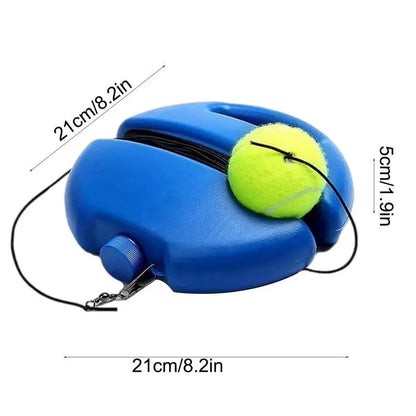 Tennis Training Aids Base with Elastic Rope Ball Practice Self-Duty Rebound Tennis Trainer Partner Sparring Devic Practice Tool