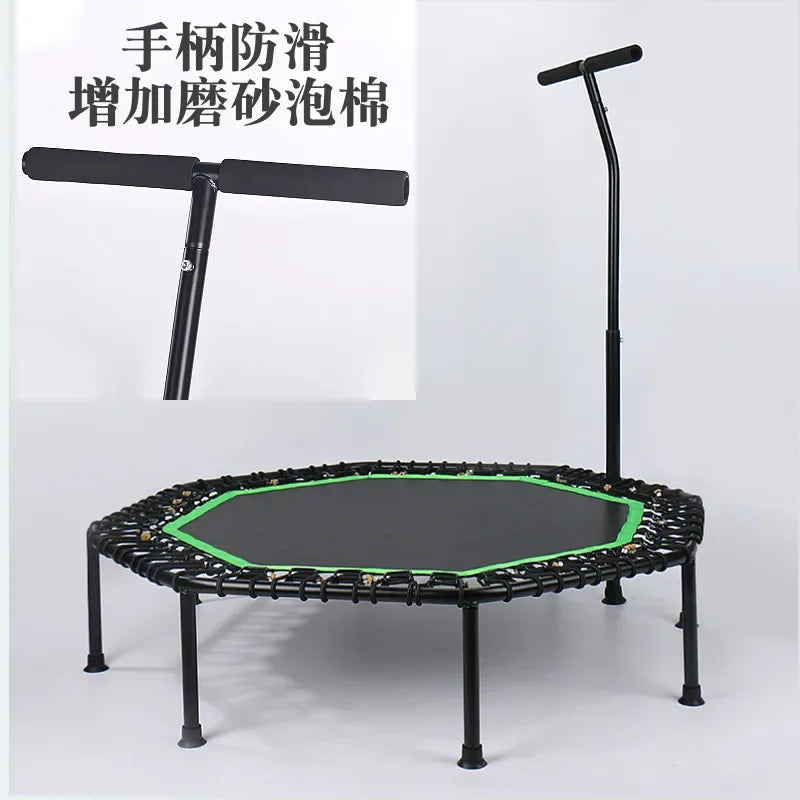 48 Inch Indoor Folding Adult Trampoline Portable Fitness Equipment 122Cm Diameter