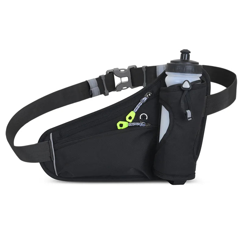 Running Waist Bags for Long-Distance Runners Hikers Water Bottle Outdoor Sports Fitness Cycling Belt Phone Pouch