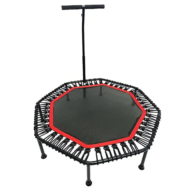 48 Inch Indoor Folding Adult Trampoline Portable Fitness Equipment 122Cm Diameter