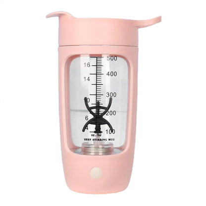 Electric Protein Shaker High-Speed Electric Protein Mixer Bottle Safety Multifunctional Mixer Cup 600Ml Capacity USB