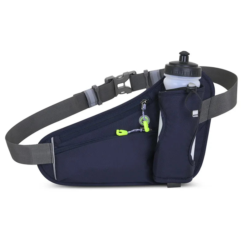 Running Waist Bags for Long-Distance Runners Hikers Water Bottle Outdoor Sports Fitness Cycling Belt Phone Pouch