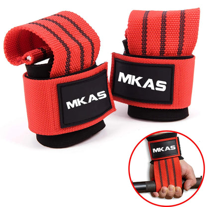 Power Lifting Straps Weightlifting Gym Gloves Deadlift Wrist Straps Hand Palm Assist Gear for Pull up Bar Barbell Dumbbell Train