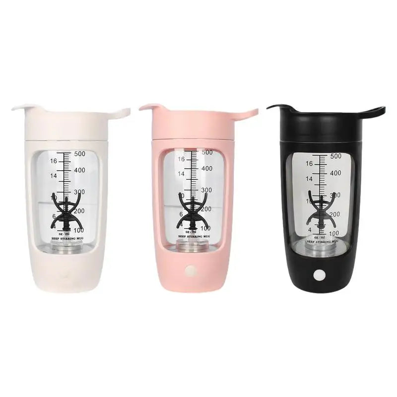 Electric Protein Shaker High-Speed Electric Protein Mixer Bottle Safety Multifunctional Mixer Cup 600Ml Capacity USB