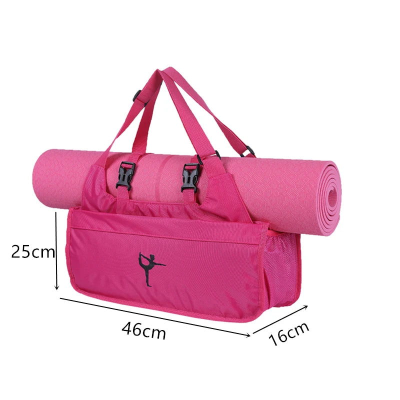 Multifunctional Fitness Yoga Bag Waterproof Sport Shoulder Bag Yoga Pilates Mat Case Bag without Mat