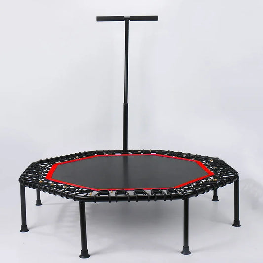 48 Inch Indoor Folding Adult Trampoline Portable Fitness Equipment 122Cm Diameter