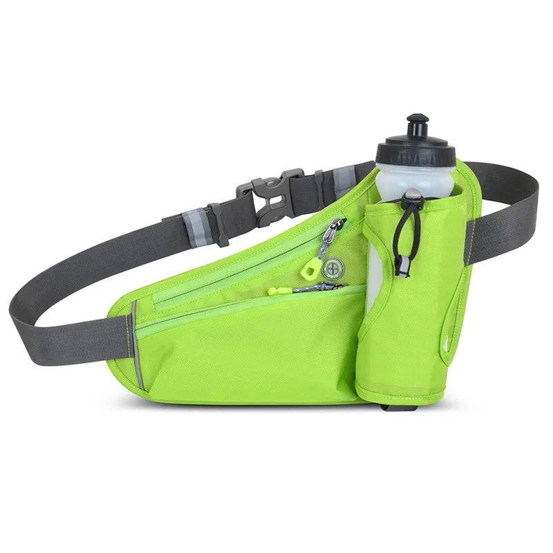 Running Waist Bags for Long-Distance Runners Hikers Water Bottle Outdoor Sports Fitness Cycling Belt Phone Pouch