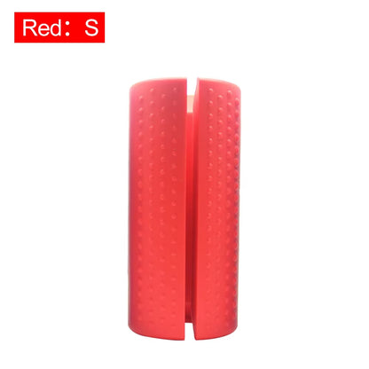 1 Piece Dumbbell Grips Barbell Thick Bar Fitness Silicone Coarse Grip Household Barbell Arm Weightlifting Support Training