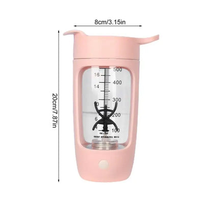 Electric Protein Shaker High-Speed Electric Protein Mixer Bottle Safety Multifunctional Mixer Cup 600Ml Capacity USB